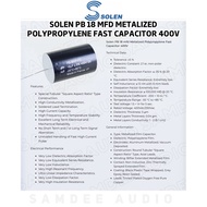 1 Piece/Solen PB 18 mfd Metalized Polypropylene Fast Capacitor 400V
