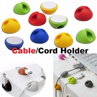 Cable Cord Organizer Desktop Wire Storage Charger Cable Cord Holder Clips (For Charging USB Cable, D