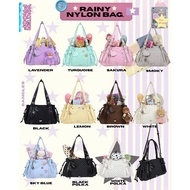 8angles-Nylon Bag Rainy Model 🩷 Can Put Ipad(There Is A Long Crossbody Strap) 12.5 Inches Lightweigh