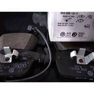 Front Brake Pad Set W-Sensor Audi A4-1.8/2.0 8K2/8KH/8K5/B8 A5-1.8/2.0/3.0 8T3/8TA/8F7 - 8K0698151F