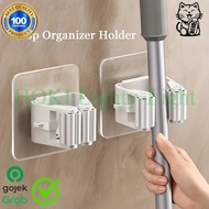 GANTUNGAN Mop Broom Holder Waterproof PREMIUM EE Mop Holder Broom Holder