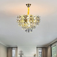 Vinatge Crystal Chandeliers Ceiling Lamp Pendant Light Hanging Light Lampu Kristal Lampu Gantung Can