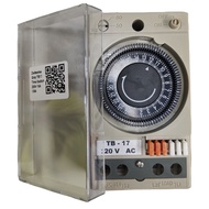 24 Hour Timer 5A 220V Mechanical Functional Programmable Classic Design