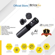 Brica B-VLOG M30 Dual Wireless Microphone - Clip On Mic Vlog - With Charging Case - BVLOG - Mic Wire