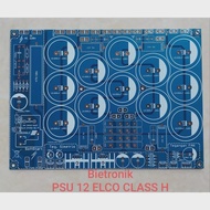 PCB PSU CLASS H ISI 12 ELKO DOUBLE LAYER LENGKAP SOFTSTAR/SIMETRIS/FAN