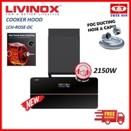 **LIMITED STOCK** LIVINOX LCH-ROSE-DC Cooker Hood BLDC Motor 2150w