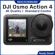 DJI Osmo Action 4 Standard Combo 4K/120fps Waterproof Action Camera 1.3-Inch Sensor