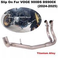 Titanium 2 Alloy For VOGE 900DS 900 DS DS900X DS900 X 2024 2025 Motorcycle Exhaust Escape Front M