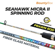 Seahawk Micra II Prawn Rod 362/402/462/502 Joran Udang Galah Sepit Biru Harimau Talapia Ebi Fishing 