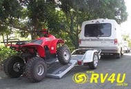 2G-2613拉網式平板拖車，ATV，沙灘車，機車，重機車，園藝，載裝備 /拖斗、工作拖車、救災拖車、露營拖車設計製造