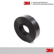 3M SJ3550 CF Black Width 1 Inch X Length 3 Feet (0.9 Meters) Dual Lock Velcro Tape Acrylic Adhesive 