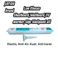 Sheetboard glue, Flexi board, UV marble, Wpc wallpanel etc.