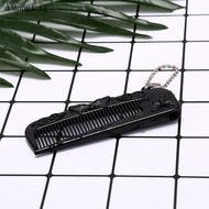 [dalong1] portable hair comb brush heychain foldable massage comb anti-stati chair comb [SG]