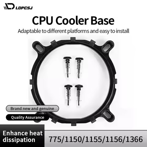 LDPCSJ Int motherboard bracket 1366/115X/775 heat sink fan CPU base motherboard bracket 12th generat