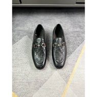 2024 Spring Autumn New Style Gucci Letter Print Leather Shoes for Business Men GLIV