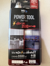 Vox Sportec ปลั๊กไฟ 4/5 ช่อง (16A 3500W) รุ่น P16-440 / P16-550 สายยาว 3 เมตร