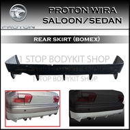 proton wira saloon rear skirt se fiberglass rear skirt lip bodykit
