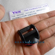 Ring Tangga Adjuster Tali Tas Punggung Ransel YKK Lebar Lubang 2 cm Poly Acetal Kuat Harga Per Dua B