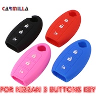 Carmilla Silica Gel Car Key Protection Cover Key Holder Case for Nissan X-trail Xtrail Rogue T32 2014 - 2020 Accessoriess