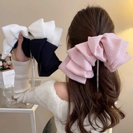 JISOO Bow Hair Claw Clip / Korean Ribbon Hair Clip