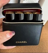 Chanel香奈兒4色口紅連化妝包