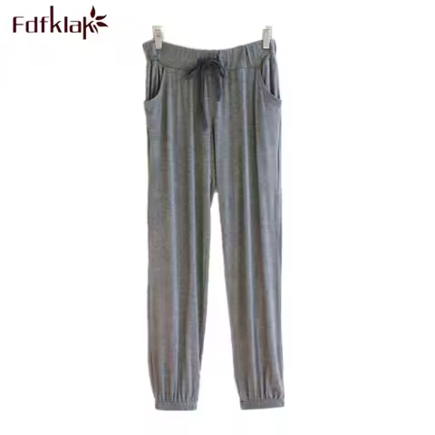 Large size modal cotton home pant comfortable sleepwear pajama pants lounge wear 2025 new long pant 