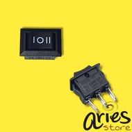 MINI ON OFF ON SWITCH 3 PIN BLACK 10X15 MM