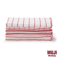 MUJI Indian Cotton Yarn-Dyed Kitchen Cloth Set of 6 Kitchen Towel Cotton