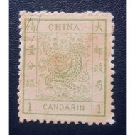 Qing Dynasty Imperial Post Big Dragon Stamps (1878)(Used)清朝大龙邮票（1878年）（旧）