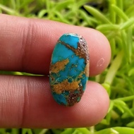 NATURAL PIRUS PERSIA BIRU FANCY URAT EMAS