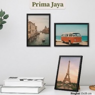 NEWEST SWITZERLAND Photo frame size 13x18 cm, black photo frame