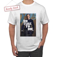 KATUN Kaos 007 James Bond No Time to Die Tshirt Casual Unisex T-SHIRT Material Cotton New Cotton Tee