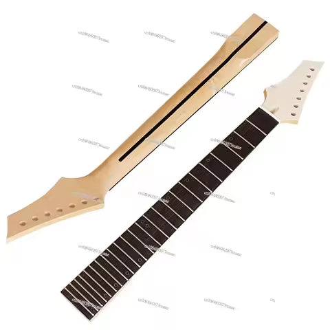Left-handed lyre neck 24 fret guitar neck, electric guitar T-neck, electric guitar DIY backhand neck