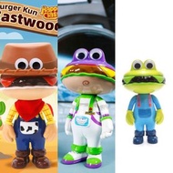 【全新絕版】 Burger Kun 漢堡君 15cm 反斗奇兵 Happi Class 三眼仔 Ridley , 巴斯光年 Righthere , 胡迪 Burger Kun Eastwood Toy