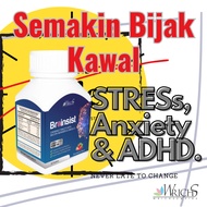 Brainsist Ekstrak Herba Ashwagandha KSM-66 untuk  Stress dan Minda (Halal) oleh Wrichs Brand