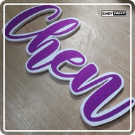 Styro Letter Cut-Out - Glittered Cardstock with Styro for Backdrop Stand Background Backdrop Design 