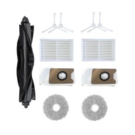 Roller Brush Side Brush Hepa Filter Mop Cloth Dust Bags Compatible for Airbot X40 Ultra / X40 Master