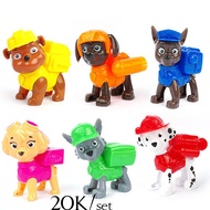 Set of 6 rescue dogs