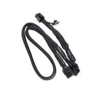 GPU Power Cable PCIe Dual 8Pin 6+2Pin 18AWG Sleeved Net 60+20CM for Corsair HX1200i, HX1000i, HX850i