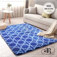 Karpet Malaysia UK 140X190 (COD). Karpet Lantai Anti slip Karpet Minimalis Karpet Bungga Karpet Ruan
