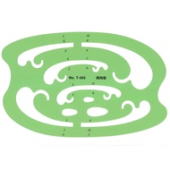 T-455Cloud Ruler Curve Board Ruler Jewelry Design Hand-drawn Tool Ruler Car Drawing Template Z2T0