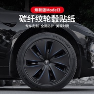 Suitable for Rejuvenating Version Model3 Wheel Sticker Tesla Rim Modified Decoration Car Sticker Scr