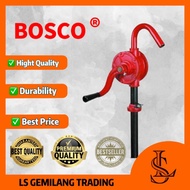 BOSCO ORIENTAL HEAVY DUTY B32 HAND ROTARY OIL PUMP MINYAK PETROL TYPE Drum Pump Siphon Liquid Transf