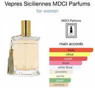 Decant▪️Vepres Siciliennes▪️MDCI Parfums // 果香 花香 白花 香水分裝 香水試用 試香 l'aimee fragrance perfume parfum t