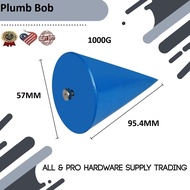 1000G Plumb Bob | Plumb Bob Line Drop Straight Level Setter | Vertical Plumb Bob | Premium Quality