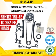 102S RZH112 2.7 1RZ-FE New 2RZ-FE TC Toyota Hiace 1999-2005 Chain (9/Set)(TY120/KA-21) GloBelt Timin