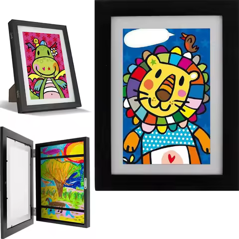 Kids Art Frame Kids Artwork Frames Changeable Kids Frames Pictures Poster Photo Drawing A4 Child Art