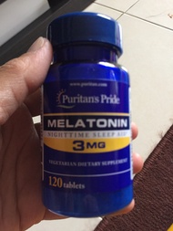 Puritans Pride Melatonin 3 mg 120 Tablets untuk insomnia | Obat Tidur Lelap Tidur Murah | Obat Tidur