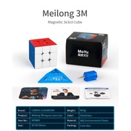 < Cube Puzzle 3x3 Moyu Meilong 3m 3 M magnet Magnetic Stickerless Qcr