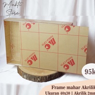 CODE Q15R sliding acrylic box 4x3x6 water drop dowry acrylic frame